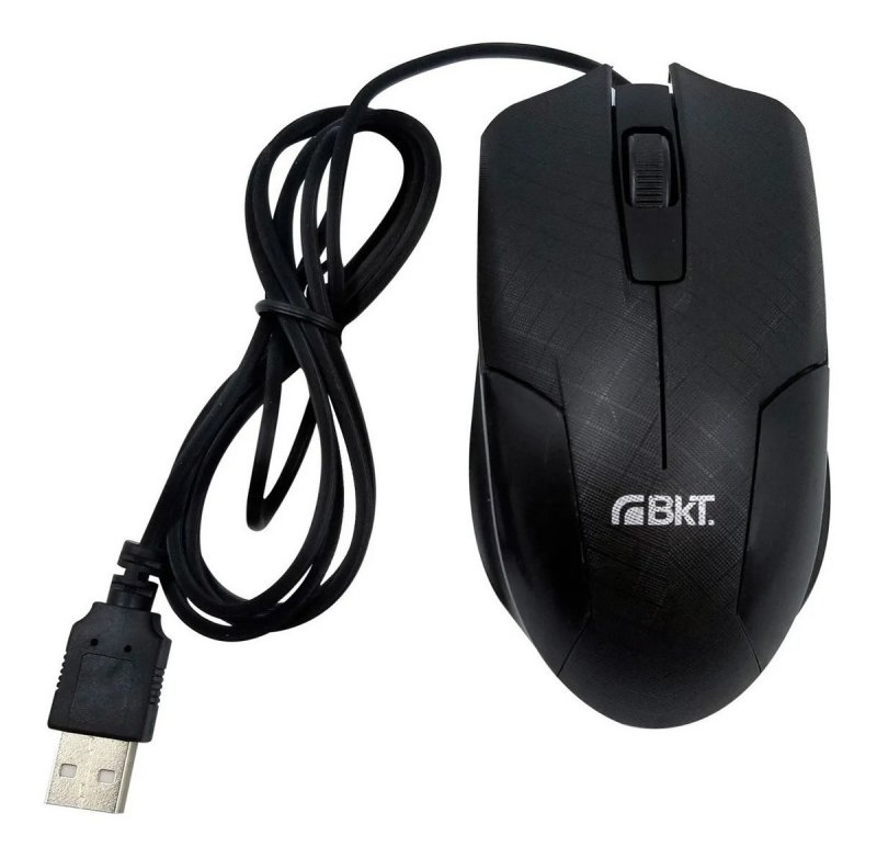 MOUSE USB NEGRO BKT333N BKT