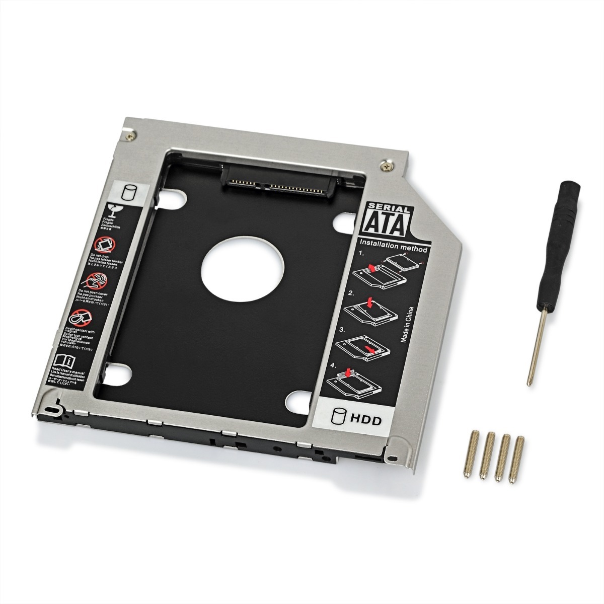 CADDY DISCO SATA 9.5MM NETMAK