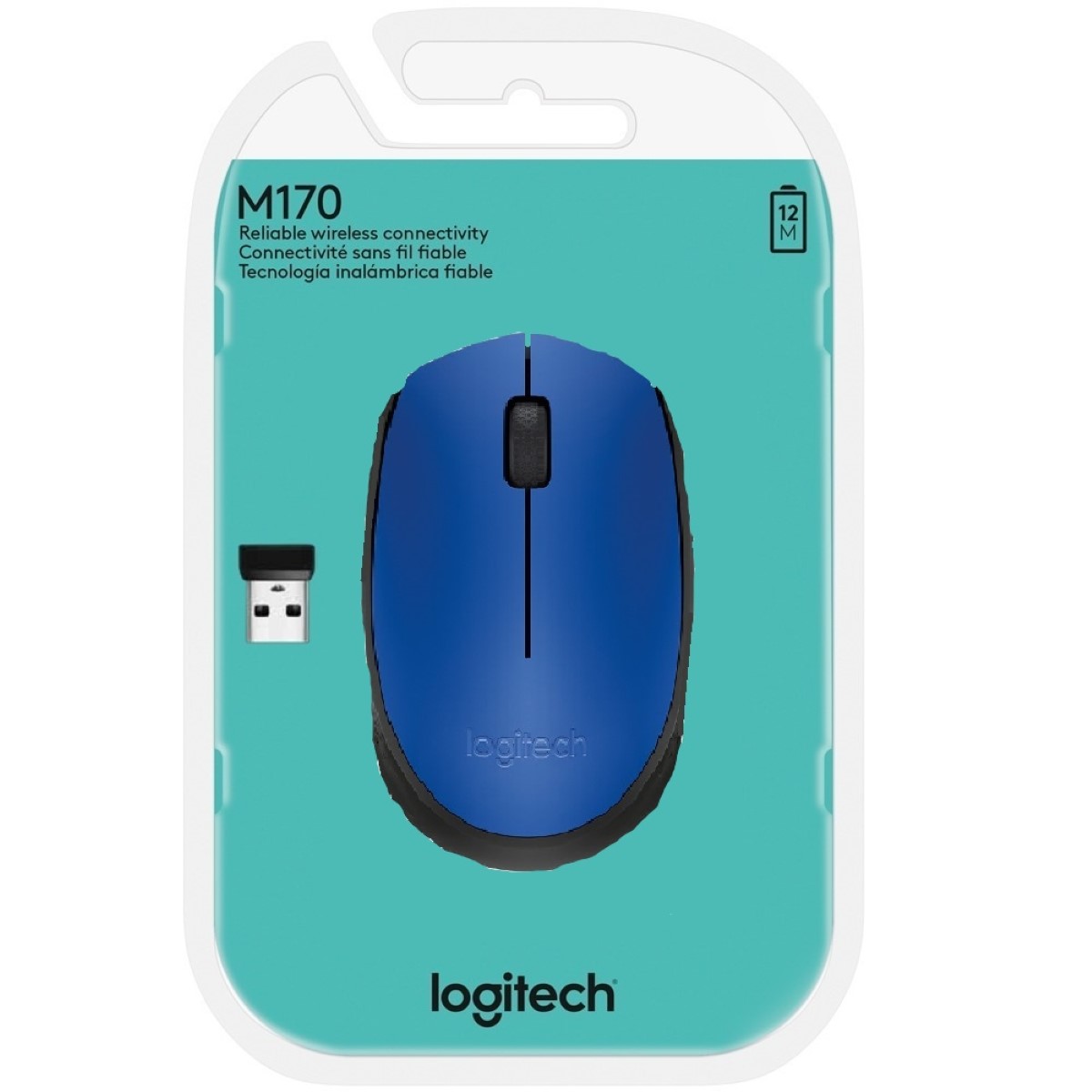 MOUSE INALAMBRICO M170 AZUL