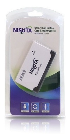 LECTOGRABADOR DE MEMORIA 22 EN 1 SD/CF/MS/XD/M2 MICRO SD NSCR1014 NISUTA