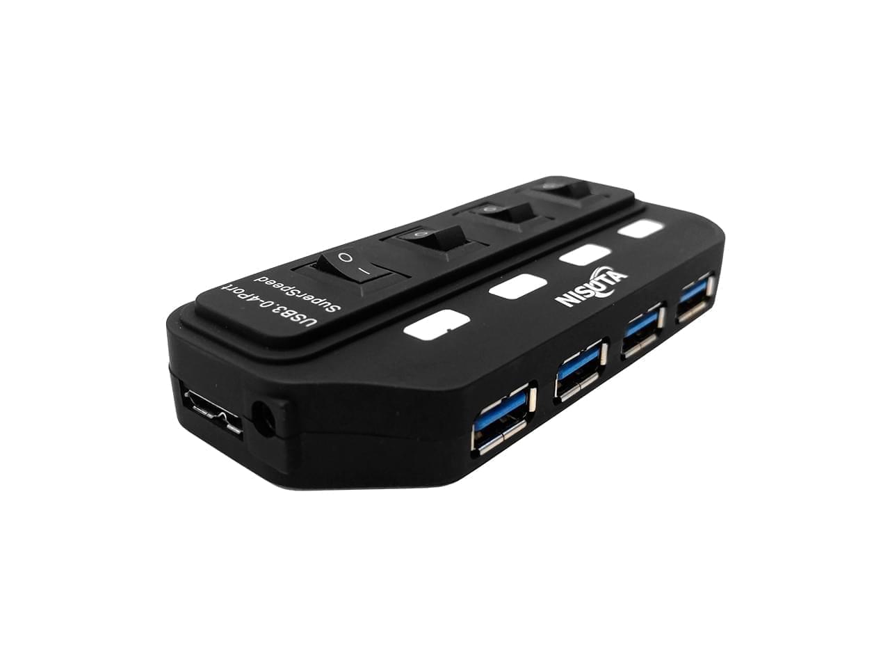 HUB USB 3.0 CON SWITCH NSUH0431 NISUTA